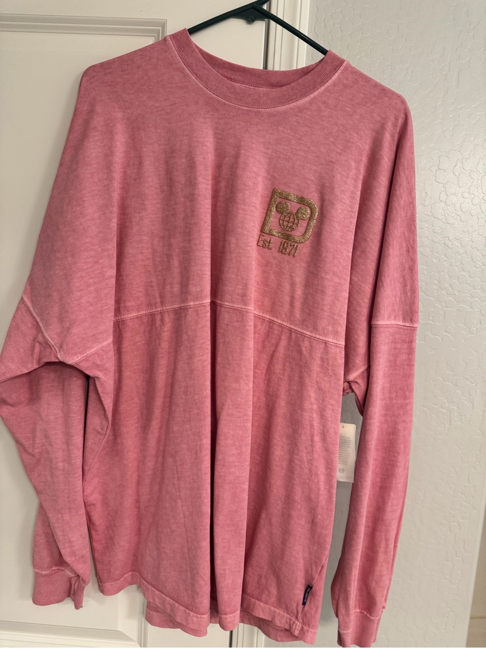 NWT Disney world rose gold spirit jersey